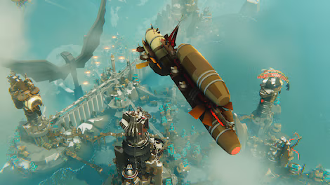 Bulwark Zero player carrying heavy barrier shield